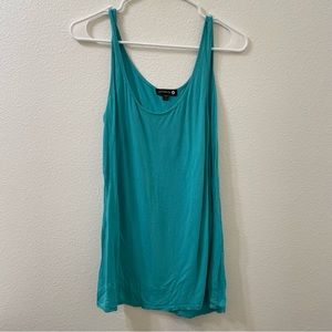 Cotton on tank top teal medium